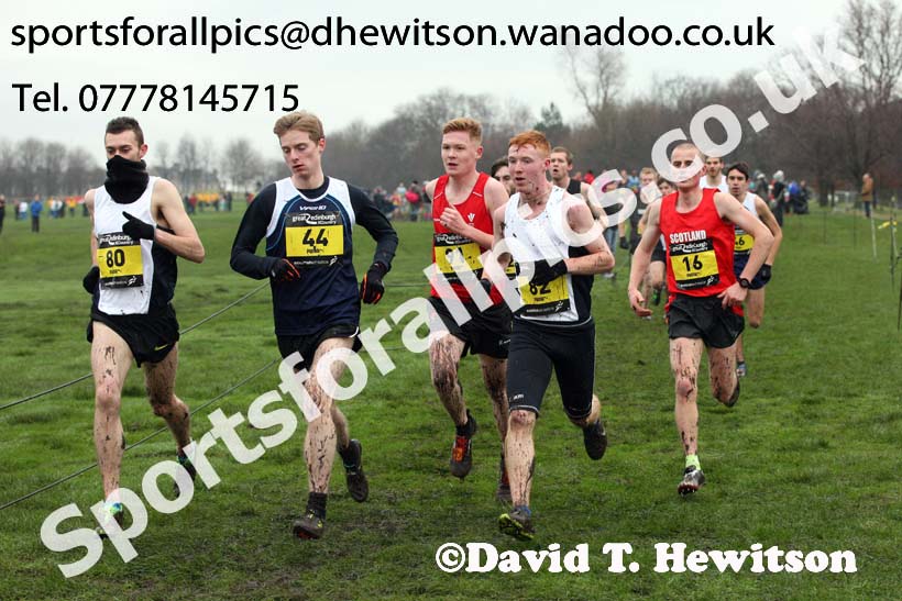 Celtic Nations senior and junior mens Great Edinburgh Cross Country. Photo: David T. Hewitson/Sports for All Pics